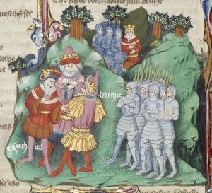 John Rylands Library - English MS 1, fol. 151v - 15th century (middle)
