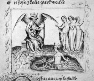 Bibliothèque nationale de France - fr. 373, fol. 207v - 14th century
