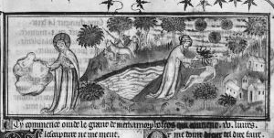Bibliotheque municipale - 742, fol. 1r - 1385 (circa)