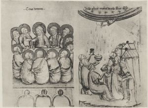 Fitzwilliam Museum - 43-1950, fol. 8v - 1370 (circa)