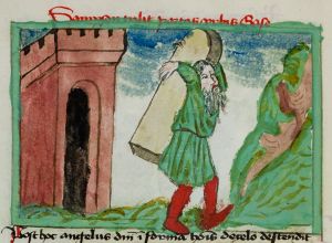 Konsistorialbibliothek (kept in the Stadtarchiv) - WD 107, fol. 67v - 15th century (middle)