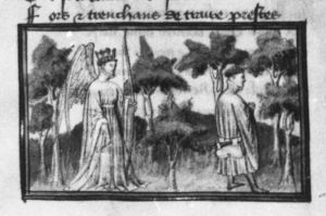 Guillaume de Lorris and Jean de Meun p.9v - 1400 (circa)