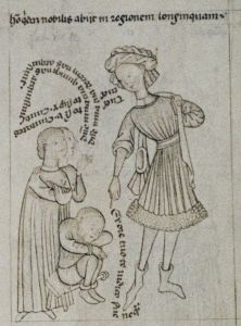 Bodleian Library - Douce 204, fol. 40r - 1430 (circa)