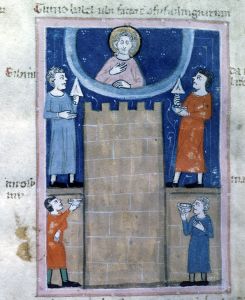 Biblioteca Corsiniana - 55.K.2 (Rossi 17), fol. 43v - 14th century (first half)