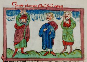 Konsistorialbibliothek (kept in the Stadtarchiv) - WD 107, fol. 55v - 15th century (middle)