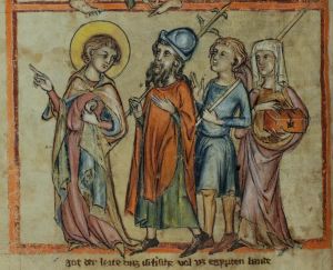 Badische Landesbibliothek - Karlsruhe 3378, fol. 104 - 14th century (middle)