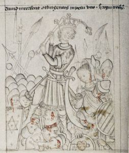 Bodleian Library - Douce 204, fol. 17v - 1430 (circa)