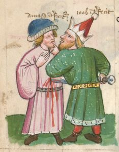 Bayerische Staatsbibliothek - Clm 3003, fol. 17v - 14th century (second half)
