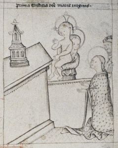 Bodleian Library - Douce 204, fol. 45r - 1430 (circa)