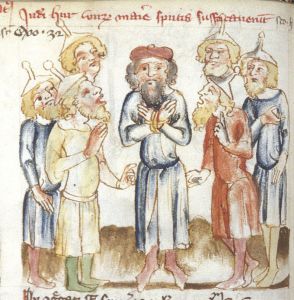 British Library - Harley MS 3240, fol. 22v - 14th century (fourth quarter)