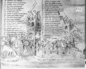 Benoît de Sainte-Maure p.219r - 14th century (second quarter)