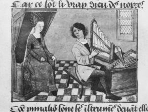 Guillaume de Lorris and Jean de Meun p.150v - 1470 (circa)
