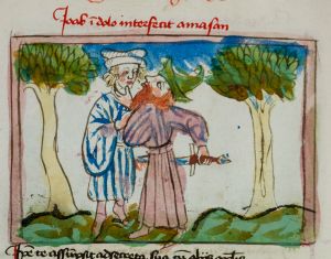 Konsistorialbibliothek (kept in the Stadtarchiv) - WD 107, fol. 39v - 15th century (middle)