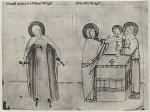 Fitzwilliam Museum - 43-1950, fol. 22v - 1370 (circa)