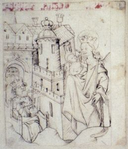 Bodleian Library - Douce f. 4, fol. 6c - 1460 (circa)