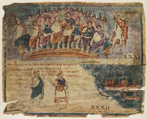 Biblioteca Ambrosiana - Cod. F 205 Inf., fol. 31-32 - 5th century (late)