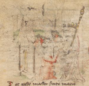 British Library - Add MS 11575, fol. 85v - 1410 (circa)