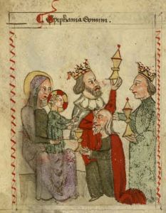 Biblioteca Nacional de España - 8562, fol. 1v - 15th century