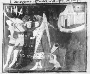 Guillaume de Lorris and Jean de Meun p.100r - 14th century (late)