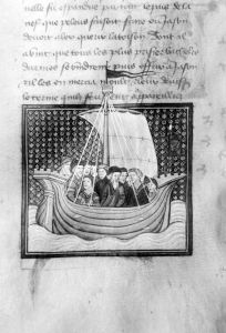 Trinity College Library - O.4.26, fol. 35v - 14th century