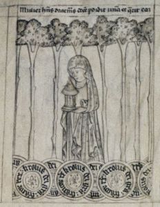 Bodleian Library - Douce 204, fol. 35v - 1430 (circa)