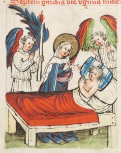 Benediktinerkollegium - Cod. membr. 8, fol. 47v - 1427