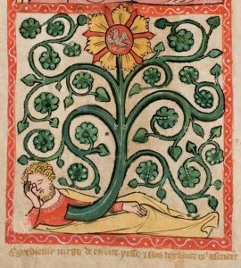 Universitäts- und Landesbibliothek - Hs 2505, fol. 8v - 1360 (circa)