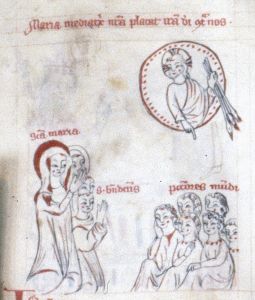 Staatsbibliothek - lat. fol. 329, fol. 35v - 14th century (middle)