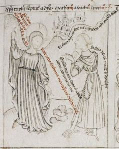 Bodleian Library - Douce 204, fol. 13r - 1430 (circa)