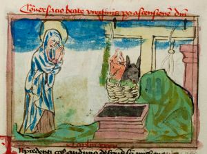 Konsistorialbibliothek (kept in the Stadtarchiv) - WD 107, fol. 73r - 15th century (middle)