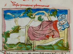 Konsistorialbibliothek (kept in the Stadtarchiv) - WD 107, fol. 19v - 15th century (middle)
