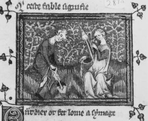 Bibliothèque Municipale - 0.4 (1044), fol. 287r - 1325 (circa)