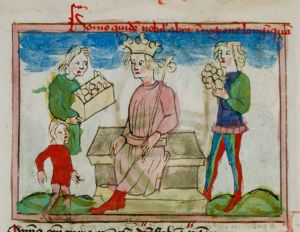 Konsistorialbibliothek (kept in the Stadtarchiv) - WD 107, fol. 83v - 15th century (middle)
