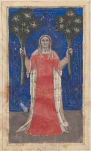 Bibliothèque de l'Arsenal - 593, fol. 8v - 14th century (second half)