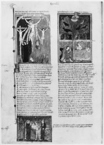 Biblioteca Corsiniana - 55.K.2 (Rossi 17), fol. 34v - 14th century (first half)