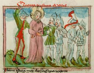 Konsistorialbibliothek (kept in the Stadtarchiv) - WD 107, fol. 94r - 15th century (middle)