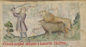 Kongelige Bibliotek - GKS 79 folio, fol. 40r - 1440 (circa)