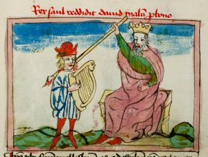 Konsistorialbibliothek (kept in the Stadtarchiv) - WD 107, fol. 40r - 15th century (middle)