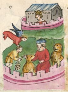 Bayerische Staatsbibliothek - Clm 3003, fol. 27v - 14th century (second half)
