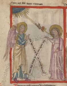Biblioteca Apostolica Vaticana - Reg. lat. 99, fol. 9v - 1428