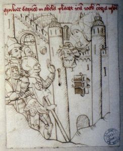 Bodleian Library - Douce f. 4, fol. 37d - 1460 (circa)
