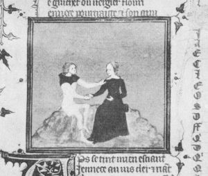 Guillaume de Lorris and Jean de Meun p.10v - 14th century