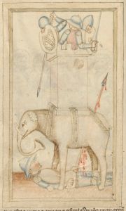 Bibliothèque de l'Arsenal - 593, fol. 18v - 14th century (second half)