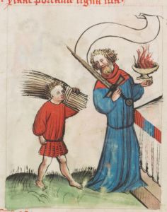 Benediktinerkollegium - Cod. membr. 8, fol. 22v - 1427
