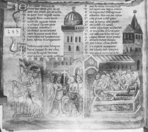 Benoît de Sainte-Maure p.233v b - 14th century (second quarter)