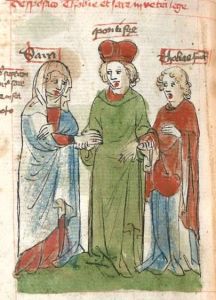 Bayerische Staatsbibliothek - Cgm 3974, fol. 9v - 1440 (circa)