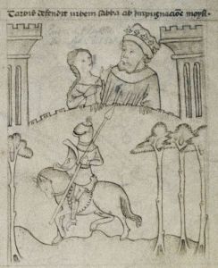 Bodleian Library - Douce 204, fol. 38r - 1430 (circa)