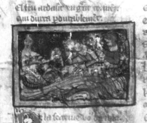Guillaume Le Clerc p.4r - 14th century (early)