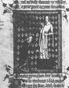 Guillaume de Lorris and Jean de Meun p.165v - 1380 (circa)