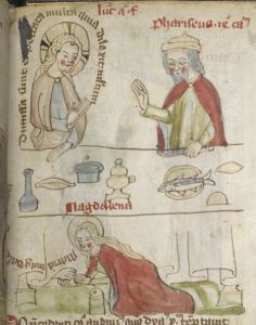 British Library - Harley MS 4996, fol. 16r - 14th century (second quarter)